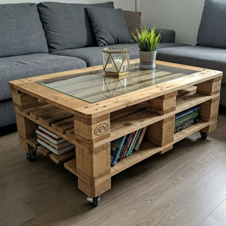 DIY Wood Pallet Coffee Table
